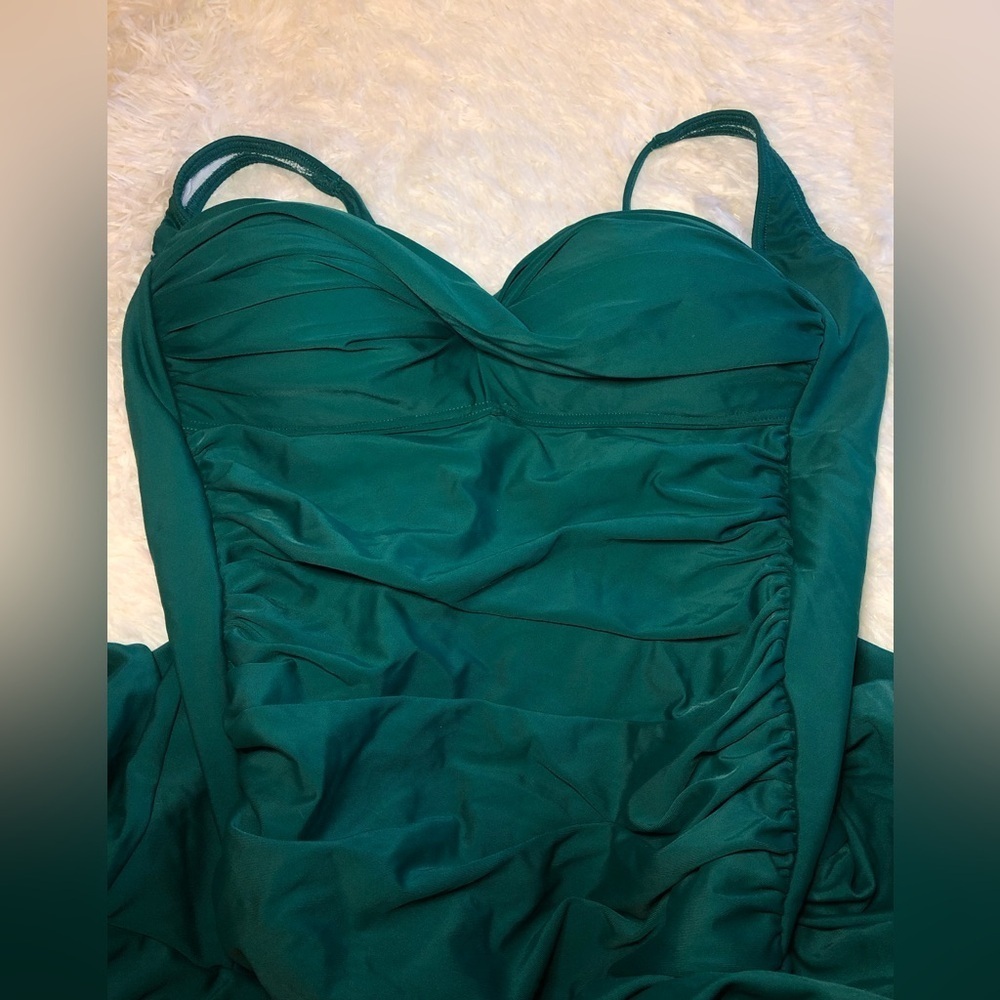 VENUS Dark Green One Piece Swimsuit - Picture 6 of 15